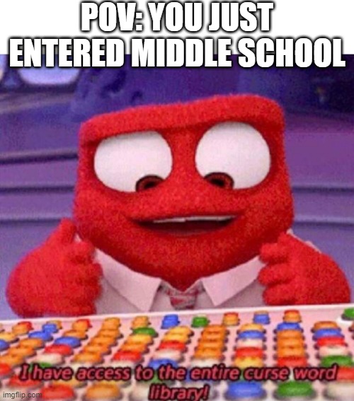 What Happened??? | POV: YOU JUST ENTERED MIDDLE SCHOOL | image tagged in i have access to the entire curse world library,middle school,funny,memes,cursed,idk | made w/ Imgflip meme maker