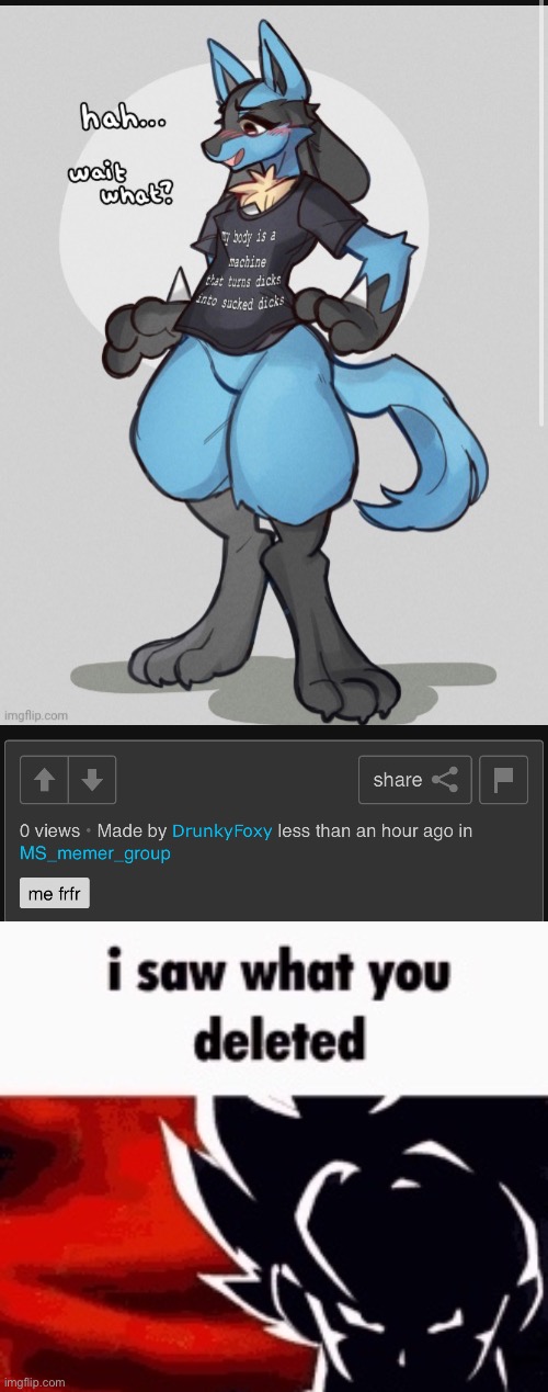 image tagged in i saw what you deleted | made w/ Imgflip meme maker