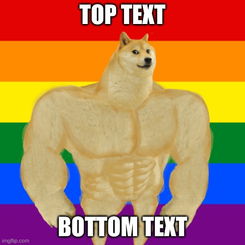 Gay ass doge | TOP TEXT; BOTTOM TEXT | image tagged in gay ass doge | made w/ Imgflip meme maker