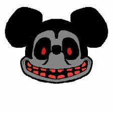 creepy mickey Blank Meme Template