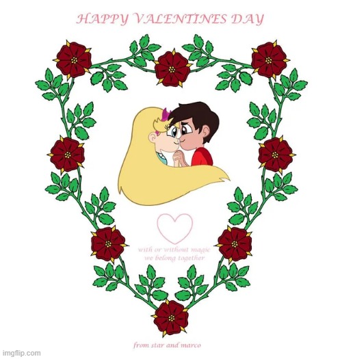 starco valentines day card | image tagged in valentines day,star vs the forces of evil,svtfoe,starco,memes,valentines | made w/ Imgflip meme maker