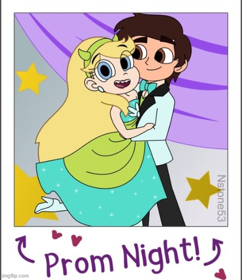 Prom night! | image tagged in starco,star vs the forces of evil,svtfoe,prom,memes,artwork | made w/ Imgflip meme maker