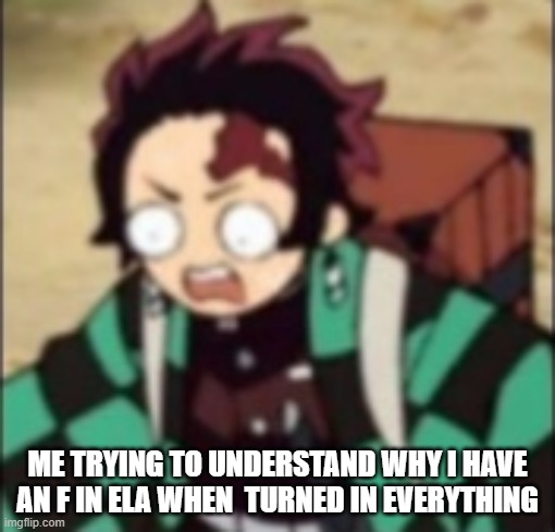 IT DONT MAKE SENSE | ME TRYING TO UNDERSTAND WHY I HAVE AN F IN ELA WHEN  TURNED IN EVERYTHING | image tagged in confused | made w/ Imgflip meme maker