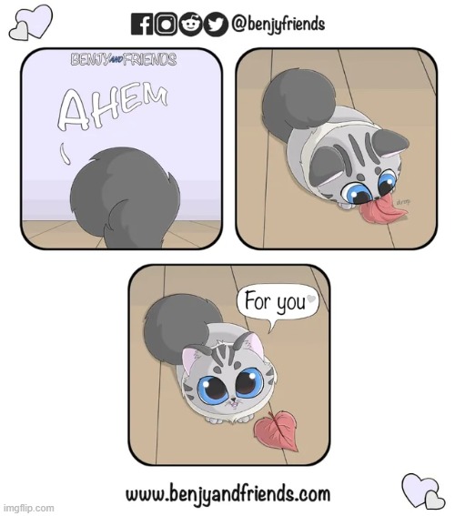 A token of love from our little Benjy | image tagged in cute,wholesome,comics/cartoons,comics,wholesome content,memes | made w/ Imgflip meme maker