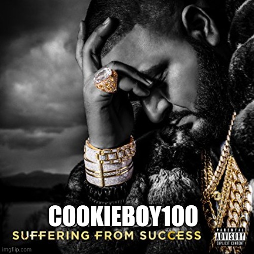 Suffering From Success | COOKIEBOY100 | image tagged in suffering from success | made w/ Imgflip meme maker