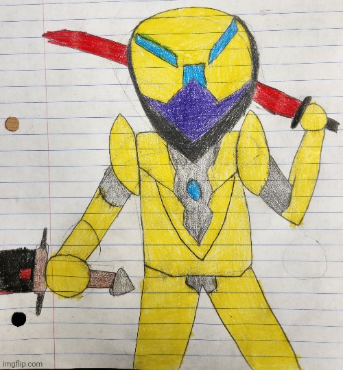 My Calamity mod oc (now in full auric testla armor) | made w/ Imgflip meme maker