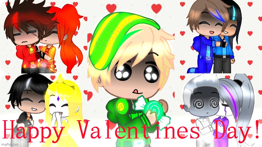 Happy Valentines Day! | image tagged in gacha club,edit,ninjago | made w/ Imgflip meme maker
