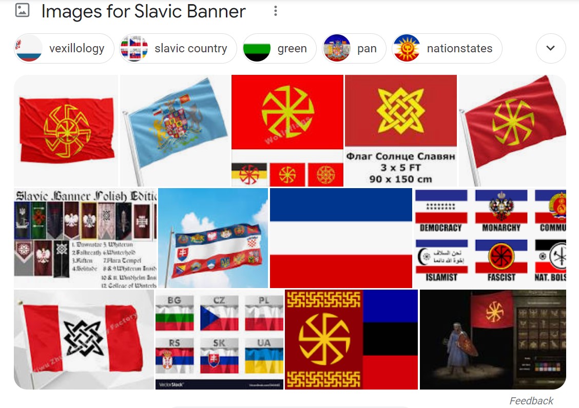 Slavic Banners Blank Meme Template