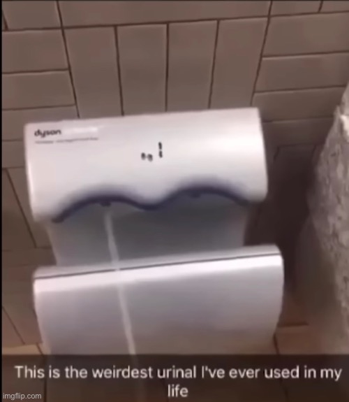 Weird urinal | made w/ Imgflip meme maker