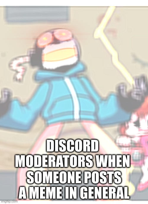 Whitty (Whitmore) Scream | DISCORD MODERATORS WHEN; SOMEONE POSTS A MEME IN GENERAL | image tagged in whitty whitmore scream | made w/ Imgflip meme maker