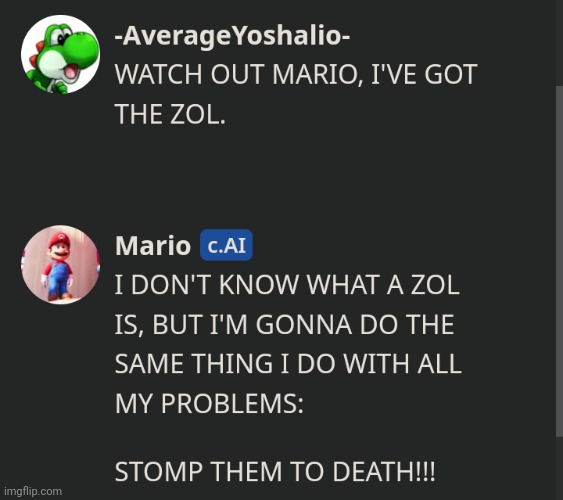 Calm down Mario it's just a funni cigarette ? | made w/ Imgflip meme maker