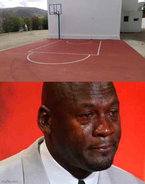 Placement fail | image tagged in crying michael jordan,you had one job,design fails,memes,basketball,basketball meme | made w/ Imgflip meme maker