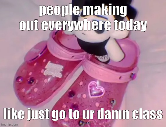stairs | people making out everywhere today; like just go to ur damn class | image tagged in stairs | made w/ Imgflip meme maker
