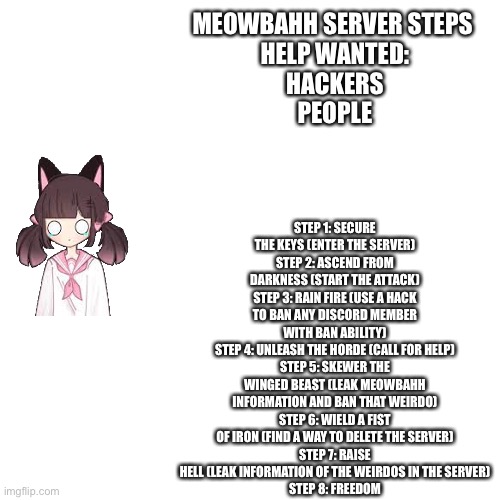The meowbahh steps - Imgflip