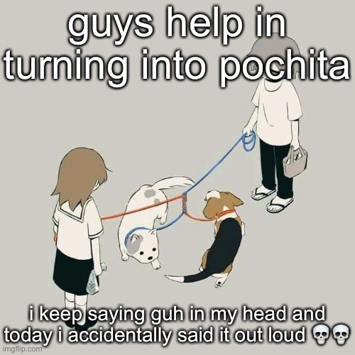 certified guh moment | guys help in turning into pochita; i keep saying guh in my head and today i accidentally said it out loud 💀💀 | image tagged in avogado6 | made w/ Imgflip meme maker