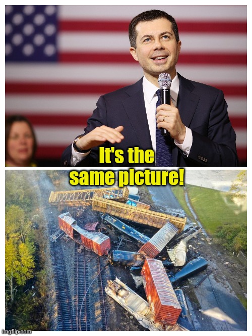 Train Wrecks | It's the same picture! | made w/ Imgflip meme maker