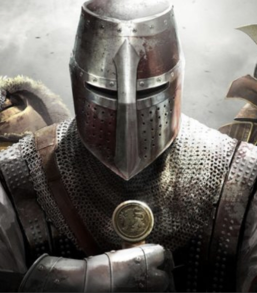 Crusader knight stare Blank Meme Template