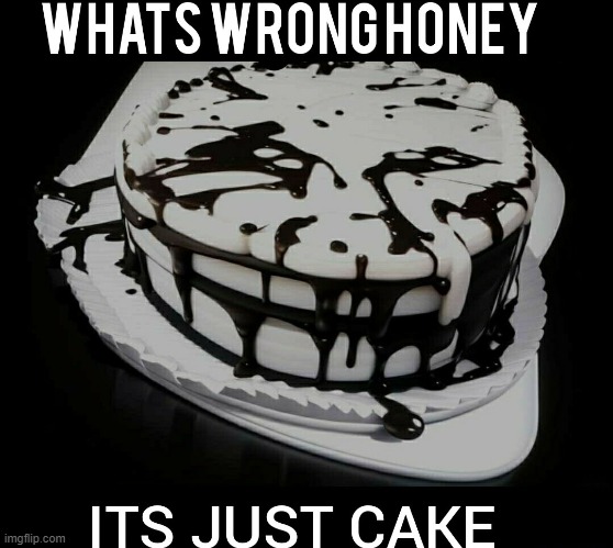 cake | image tagged in food,cake,troll face | made w/ Imgflip meme maker