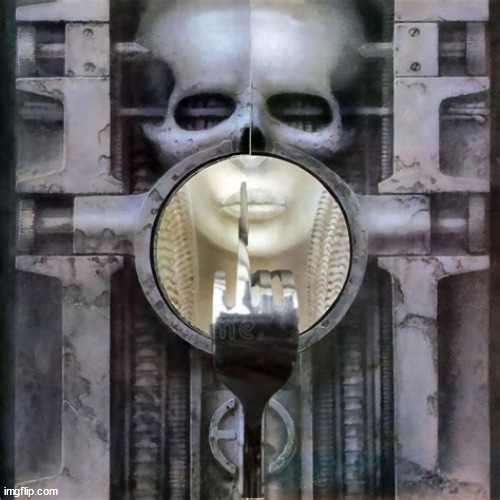 Brain Salad Fork You. | image tagged in elp,brain salad surgery | made w/ Imgflip meme maker