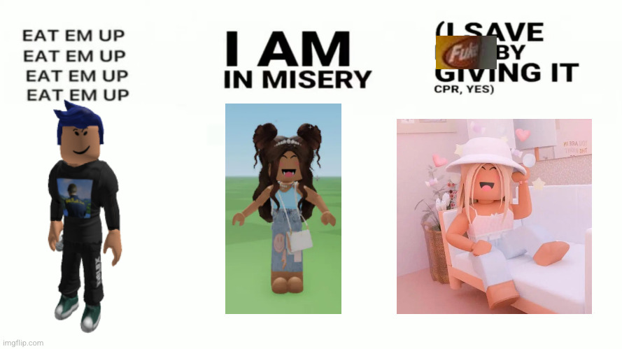 Misery x CPR x Reese's Puffs | made w/ Imgflip meme maker