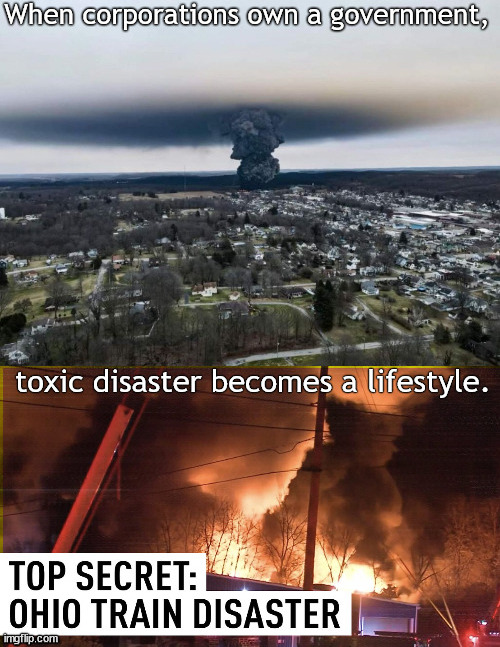 Ohio is Toxic | image tagged in memes,dark reality,politics | made w/ Imgflip meme maker