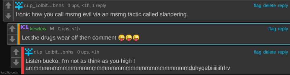 Bringing my bs into non-msmg streams | made w/ Imgflip meme maker