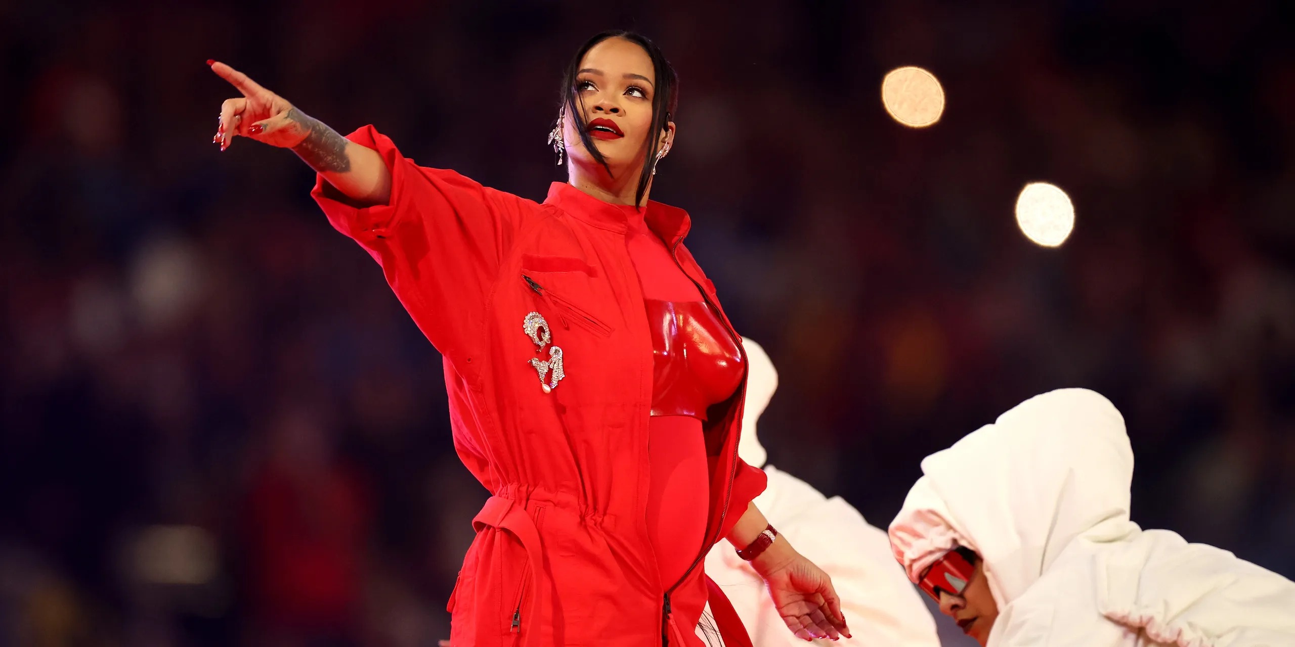 High Quality Rihanna Super Bowl 2023 Blank Meme Template