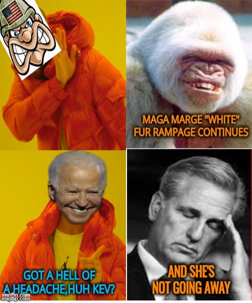 MAGA Marge and her 'white' fur agenda | image tagged in mtg,maga,make america great again,bullying,politics | made w/ Imgflip meme maker