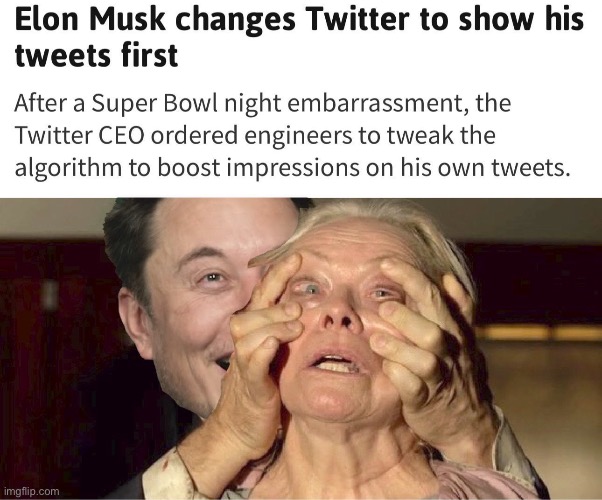 image tagged in elon musk,twitter,super bowl,memes,funny,repost | made w/ Imgflip meme maker