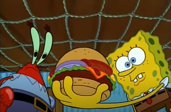 SpongeBob Krabby patty Blank Meme Template