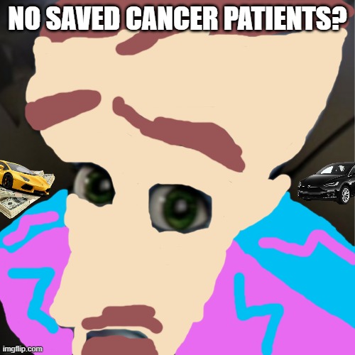 Peeking MegaBeast | NO SAVED CANCER PATIENTS? | image tagged in megamind peeking,cancer,patient,mr beast,money,funny | made w/ Imgflip meme maker