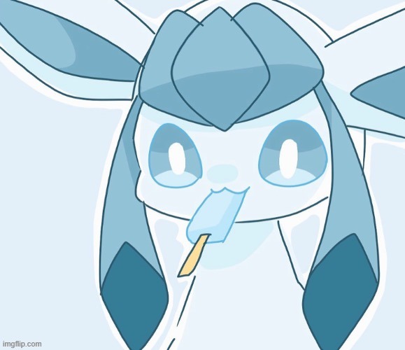 Glaceon vibing | image tagged in glaceon vibing | made w/ Imgflip meme maker