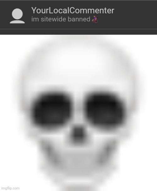 image tagged in skull emoji | made w/ Imgflip meme maker