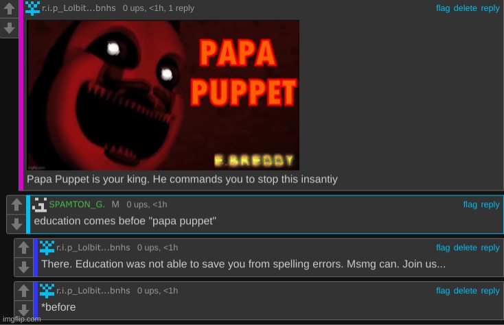 I'm trying guys, the education is strong in his blood. | made w/ Imgflip meme maker