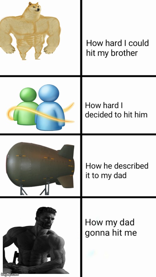 im dead arent i? | image tagged in how hard i could hit my brother | made w/ Imgflip meme maker