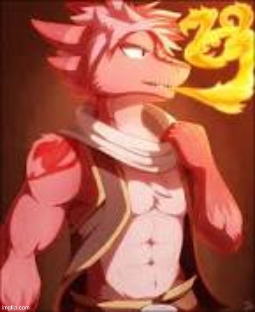 accurate version of Natsu as a furry | made w/ Imgflip meme maker