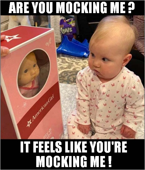 Who Are You ? | ARE YOU MOCKING ME ? IT FEELS LIKE YOU'RE
MOCKING ME ! | image tagged in fun,baby,mocking | made w/ Imgflip meme maker