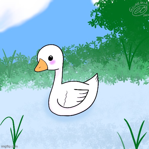 I drew a ducky. quack quack. (Mod note: It's awesome!) | image tagged in drawing,duck | made w/ Imgflip meme maker