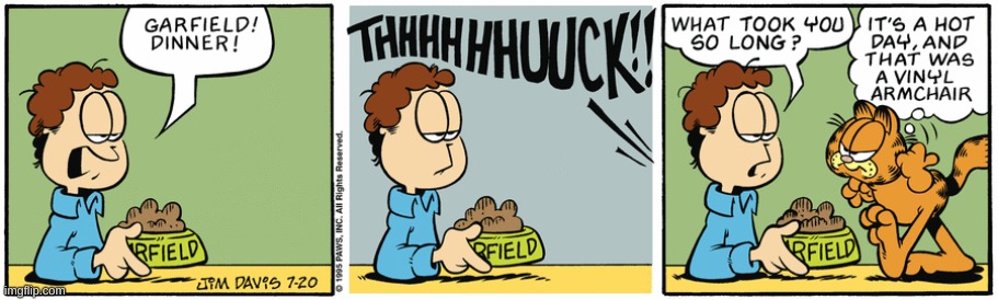 Garfield Comic #2 | image tagged in comics/cartoons | made w/ Imgflip meme maker