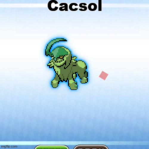 user requested pokemon fusions #11 | image tagged in cacsol | made w/ Imgflip meme maker