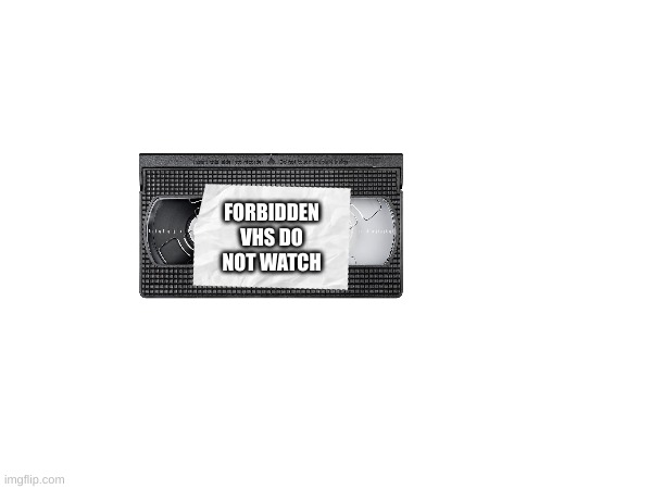 found it at discovery island, i wonder what it has in it? | FORBIDDEN VHS DO NOT WATCH | image tagged in vhs,memes | made w/ Imgflip meme maker