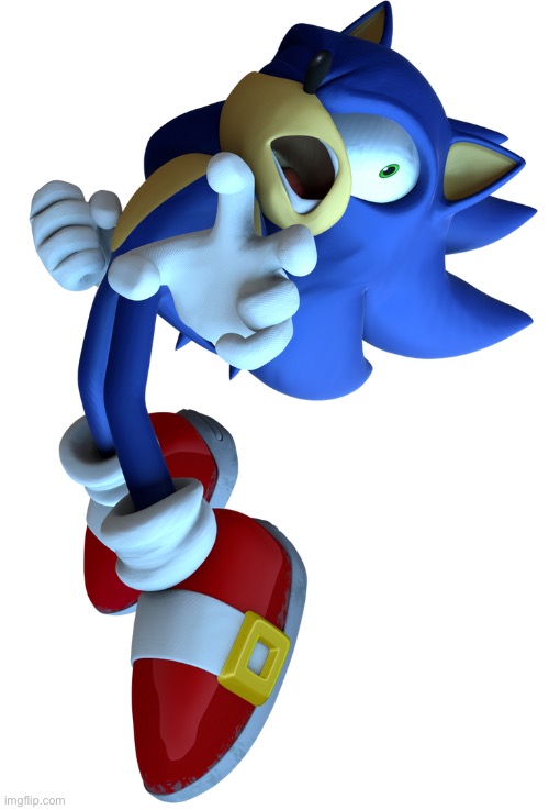 Sonic screaming | image tagged in sonic screaming | made w/ Imgflip meme maker