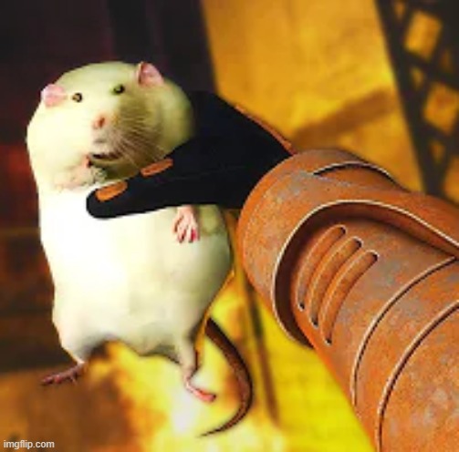 Me and my pet hamster in the test chamber (we were not prepared for the unforseen consequences) | made w/ Imgflip meme maker