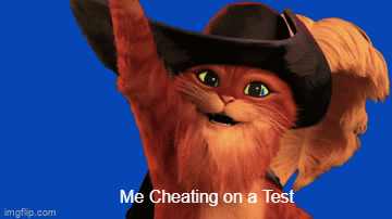 Hey! No cheating! | Teacher; Me Cheating on a Test | image tagged in gifs,memes,school,test,teachers,cheat | made w/ Imgflip video-to-gif maker
