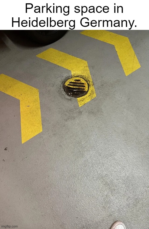 Parking space in Heidelberg Germany. | Parking space in Heidelberg Germany. | image tagged in you had one job,failure,design fails,parking,memes,funny | made w/ Imgflip meme maker