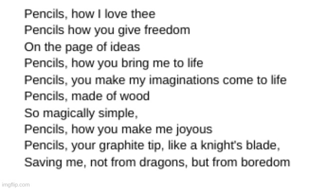 A lil' poem I made | made w/ Imgflip meme maker