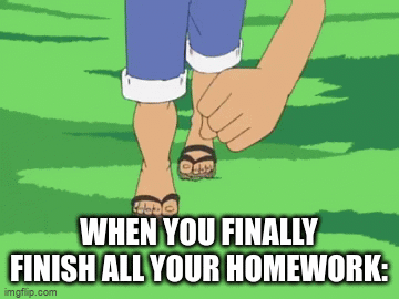 luffy | WHEN YOU FINALLY FINISH ALL YOUR HOMEWORK: | image tagged in gifs,one piece | made w/ Imgflip video-to-gif maker