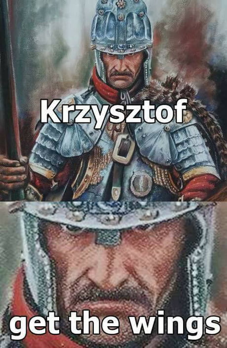 High Quality Winged hussar Blank Meme Template