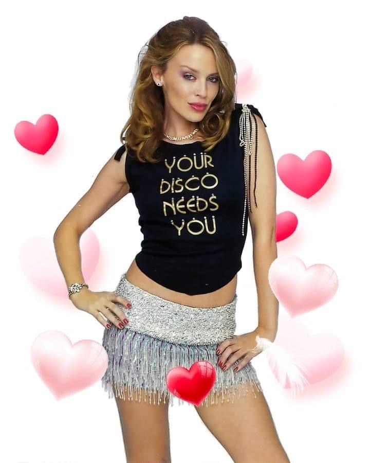 Kylie Minogue Valentine’s Day card Blank Meme Template