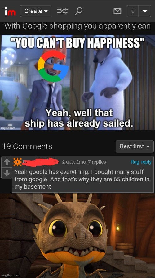 AYO | image tagged in derpy cutter,google,shopping | made w/ Imgflip meme maker